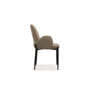 Chaise BALBOA Tissu Sable, dimension H88 x L60 x P57, idéal pour votre cuisine ou salle à manger