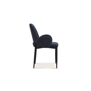 Chaise BALBOA Tissu Bleu, dimension H88 x L60 x P57, idéal pour votre cuisine ou salle à manger