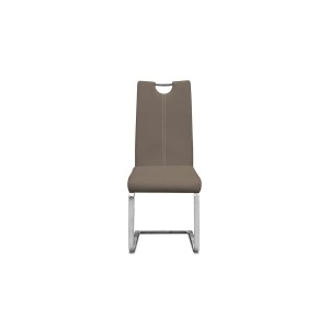 Chaise SOFI PU Cappuccino, dimension H99 x L43 x P57 cm, idéal pour votre cuisine ou salle à manger