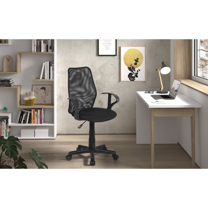 Chaise de bureau JOSH Tissu filet, idéal pour un bureau confortable et moderne