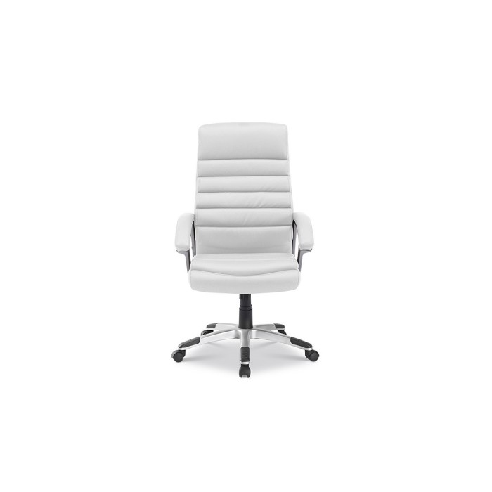 Chaise de bureau JOHN PU Blanc, un choix confortable et élégant pour votre bureau
