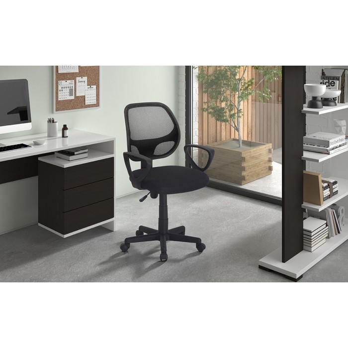 Chaise de bureau IPOLIST Tissu filet, idéal pour un bureau confortable et moderne