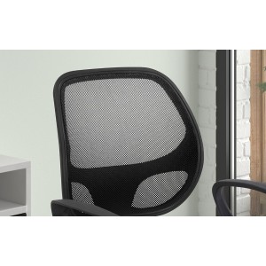 Chaise de bureau IPOLIST Tissu filet, idéal pour un bureau confortable et moderne