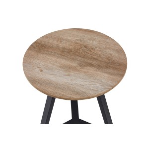 Table basse collection PASAO coloris chêne vieilli, idéal pour un salon rustique