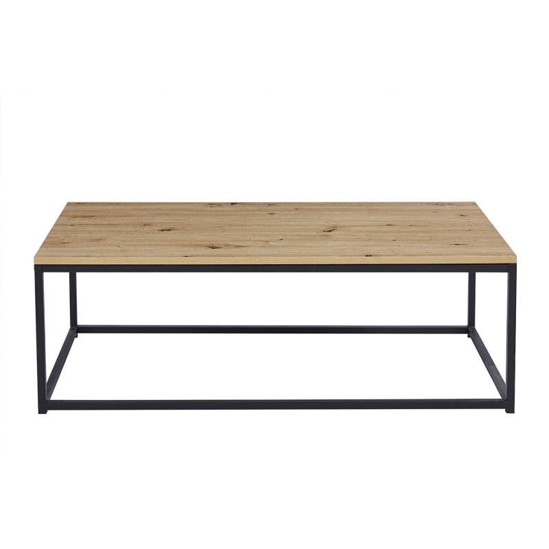 Table basse EWING en chêne vieilli, idéal pour un salon unique