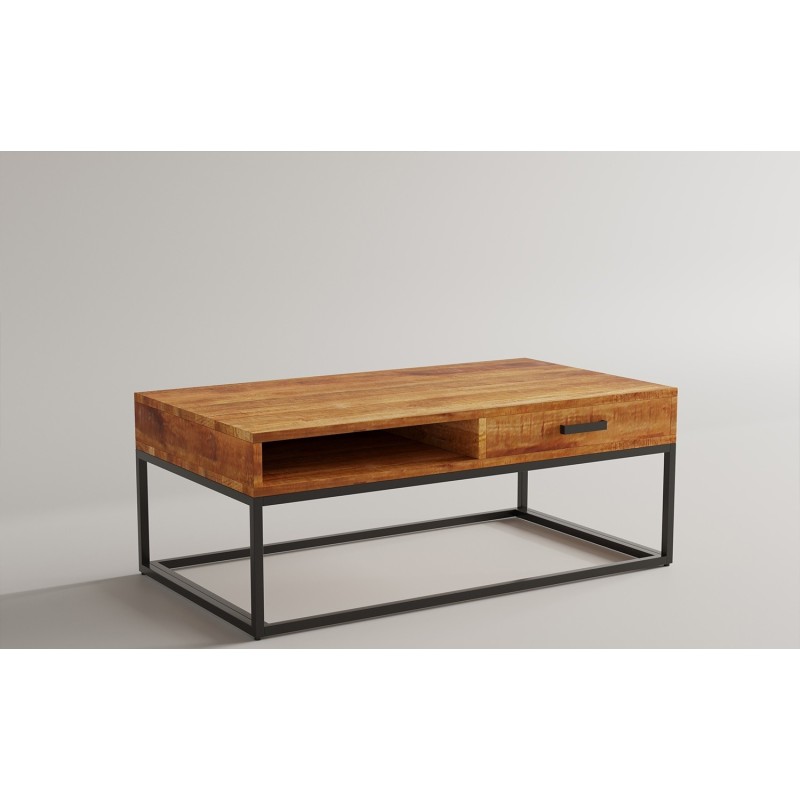 Table basse collection MADEIRO en bois exotique Mangolia, idéal pour un salon design et hors du commun