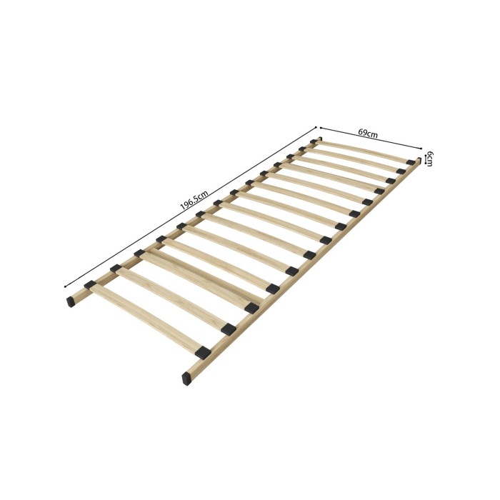 Sommier à lattes PHA 70x200 - KIT