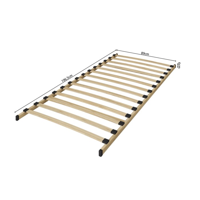 Sommier à lattes PHA 90x200 - KIT