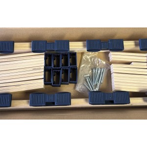 Sommier à lattes BYRU 90x200 - KIT