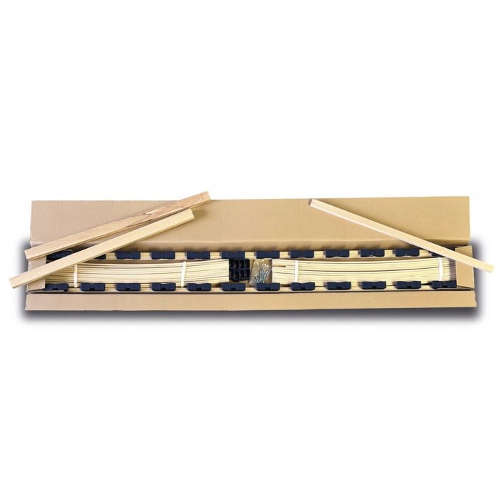 Sommier à lattes BYRU 90x190 - KIT