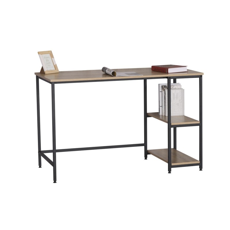 Bureau droit collection ROSTO effet bois exotique Sonoma, idéal pour votre bureau