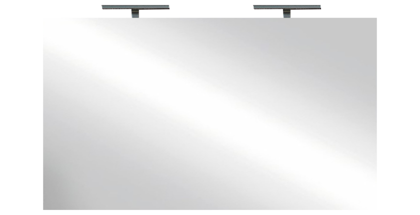 Miroir design avec 2 leds, 120x75 cm, collection KUBRICK