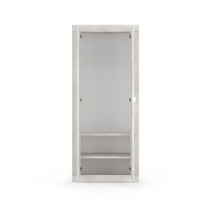 Armoire d'entrée, collection CISA, coloris chêne blanc