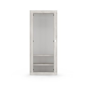Armoire d'entrée, collection CISA, coloris chêne blanc