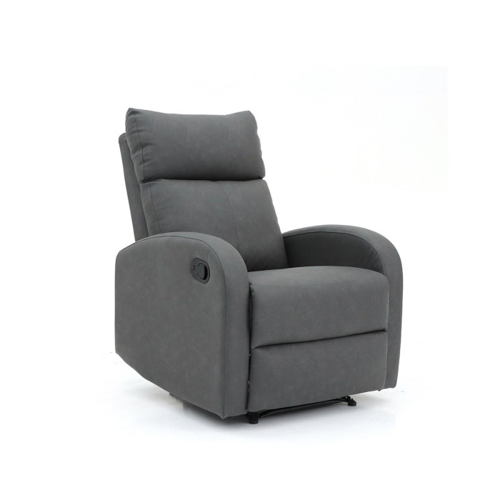 Fauteuil relax ERA relevable manuellement matière PU couleur noir, un fauteuil d'exception
