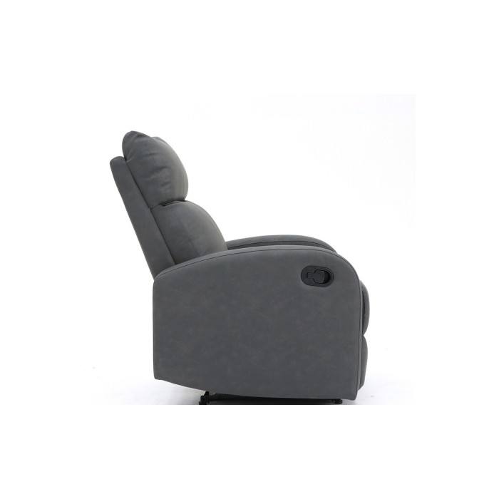 Fauteuil relax ERA relevable manuellement matière PU couleur noir, un fauteuil d'exception