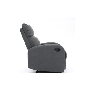 Fauteuil relax ERA relevable manuellement matière PU couleur noir, un fauteuil d'exception