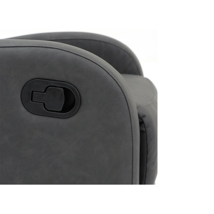 Fauteuil relax ERA relevable manuellement matière PU couleur noir, un fauteuil d'exception