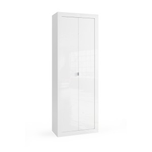Armoire de salle de bains, 2 portes, collection CISA. Coloris blanc brillant
