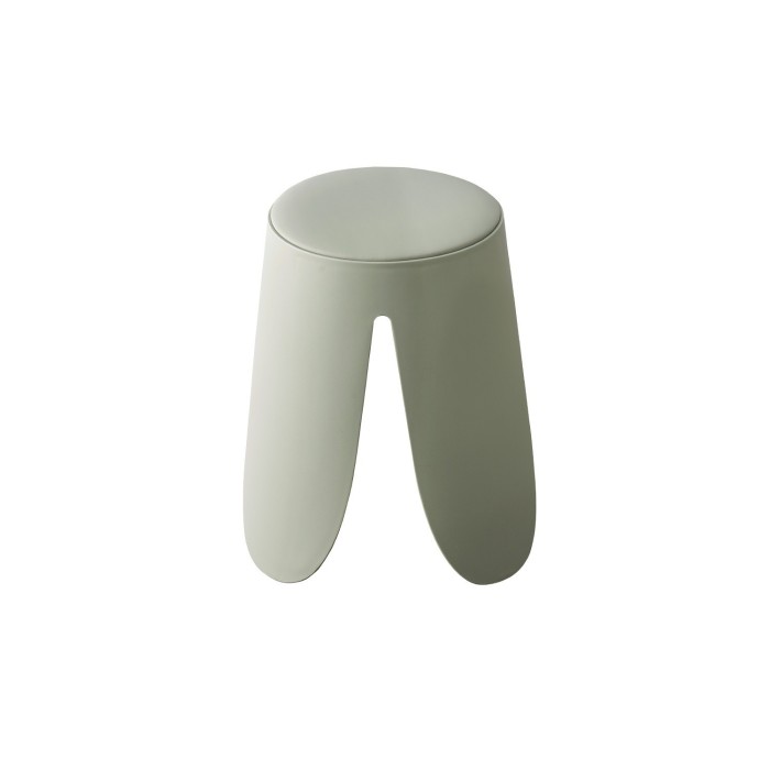 Tabouret OSTIN coloris Gris-Vert, grâce a son design atypique il s'adapte a tous types de salon