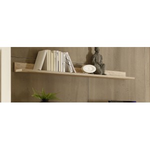 Etagère murale, collection SHOW, coloris chêne clair