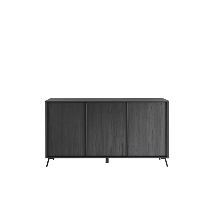 Buffet 3 portes collection SKY. Coloris Chêne Noir