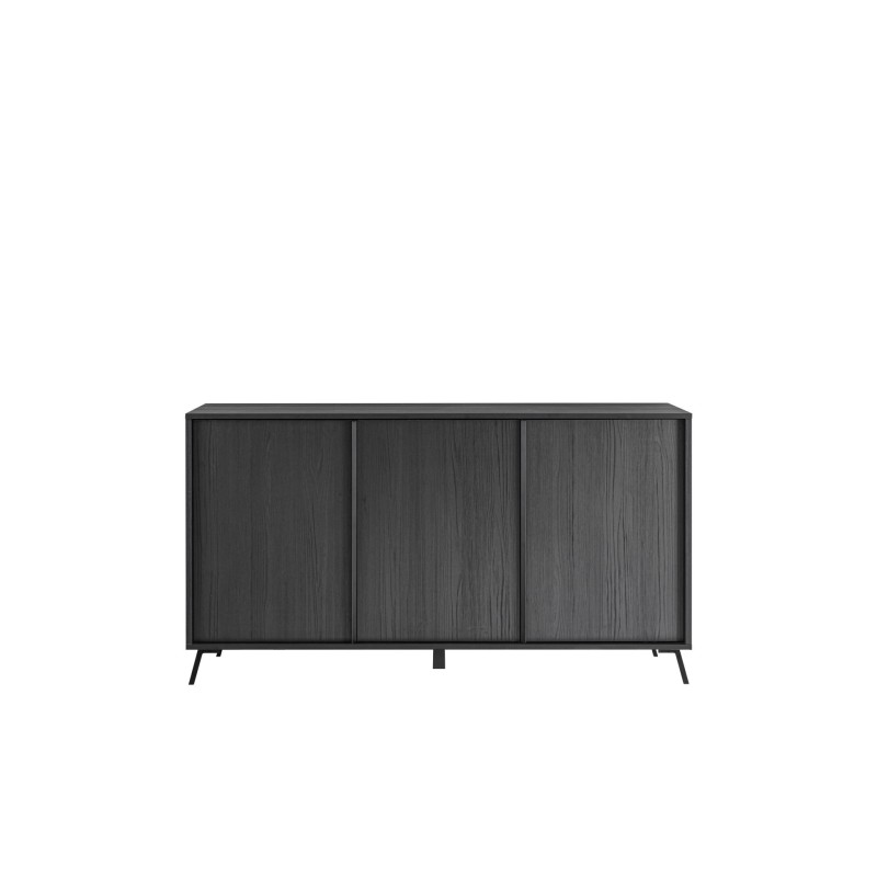Buffet 3 portes collection SKY. Coloris Chêne Noir