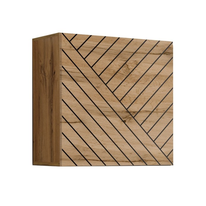 Ensemble de meubles de salon design collection SWITCH VII , coloris chêne finitions fraisées.