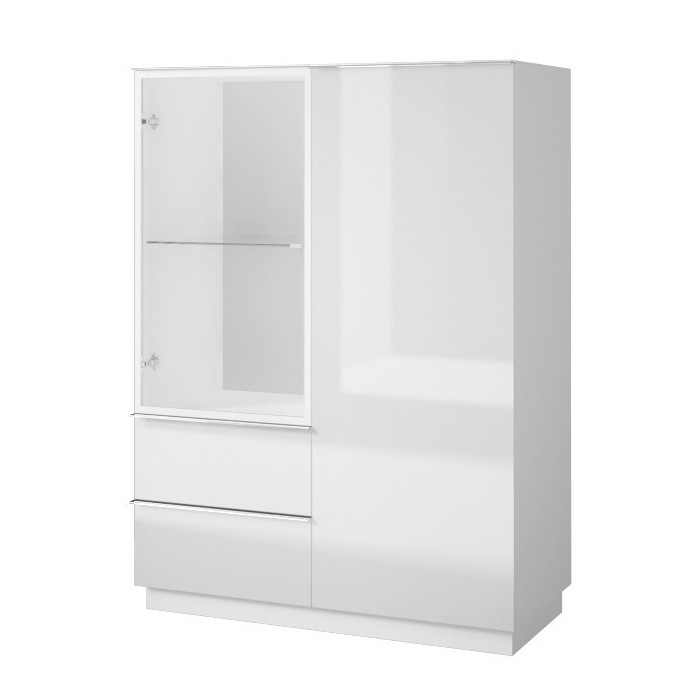 Buffet haut collection ZANTE. Coloris blanc brillant