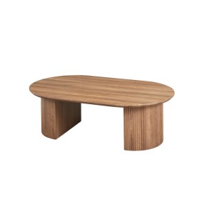 Table basse collection VAGOS effet chêne vieilli longueur 120 cm