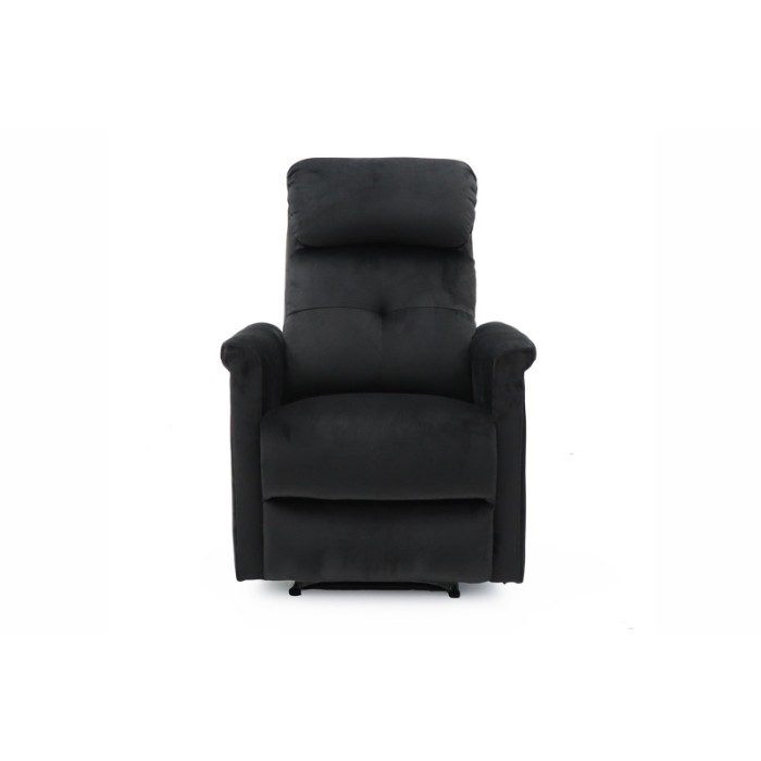 Fauteuil relaxation relevable manuellement VENISE coloris noir