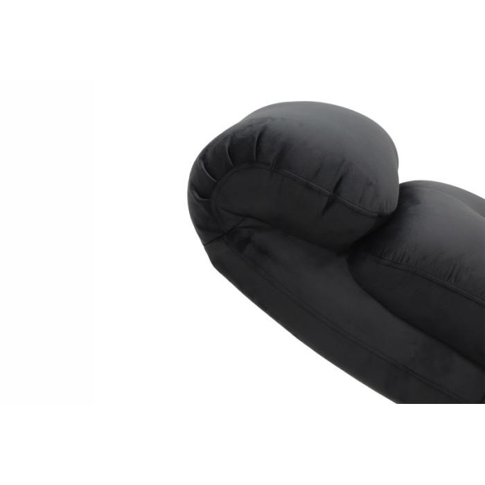 Fauteuil relaxation relevable manuellement VENISE coloris noir