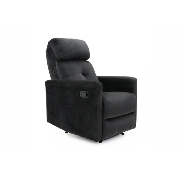 Fauteuil relaxation relevable manuellement VENISE coloris noir