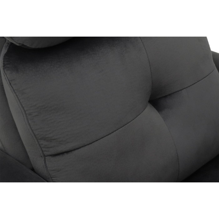 Fauteuil relaxation relevable manuellement VENISE coloris noir