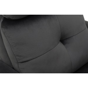 Fauteuil relaxation relevable manuellement VENISE coloris noir