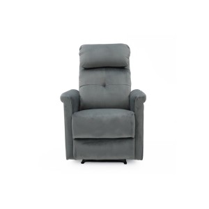 Fauteuil relaxation relevable manuellement VENISE coloris gris