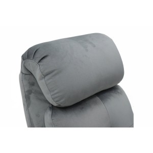 Fauteuil relaxation relevable manuellement VENISE coloris gris