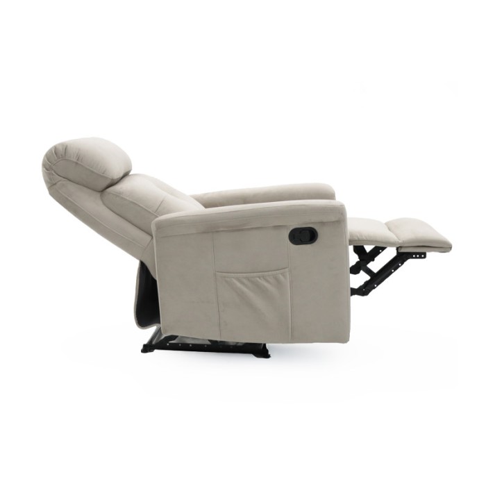 Fauteuil relaxation relevable manuellement VENISE coloris beige