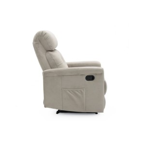 Fauteuil relaxation relevable manuellement VENISE coloris beige