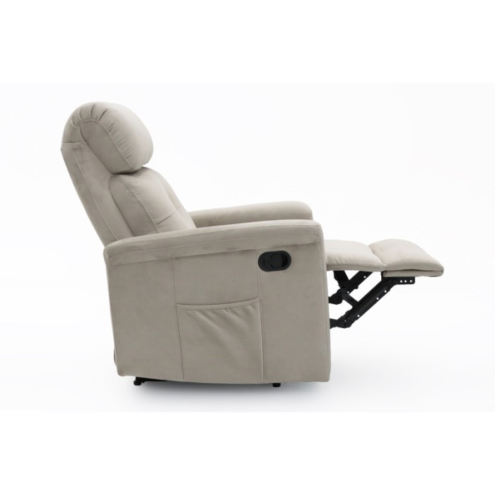 Fauteuil relaxation relevable manuellement VENISE coloris beige