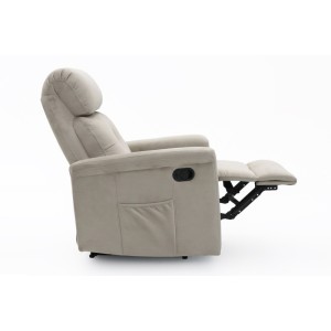 Fauteuil relaxation relevable manuellement VENISE coloris beige