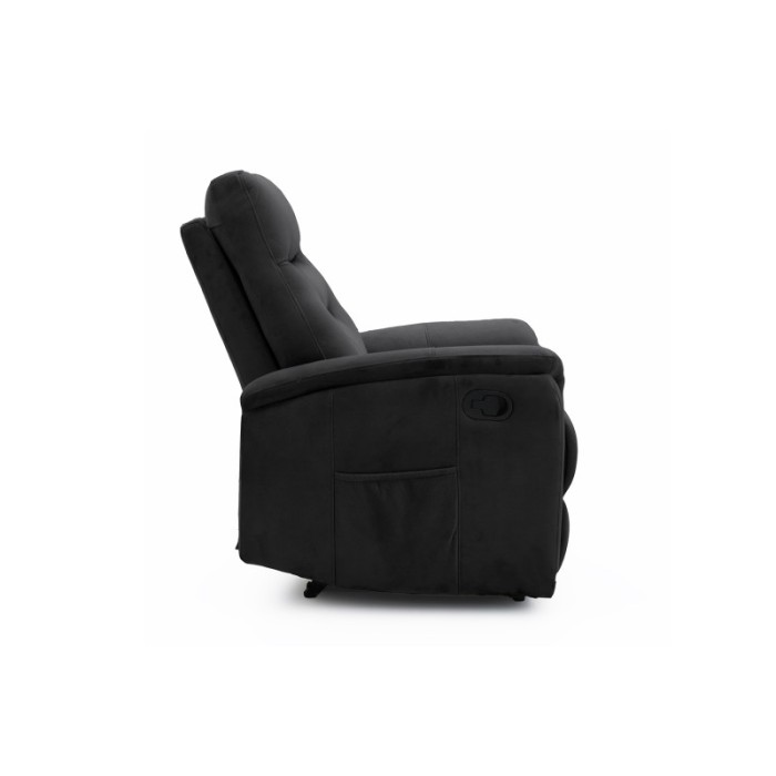 Fauteuil relaxation relevable manuellement PARIS coloris noir