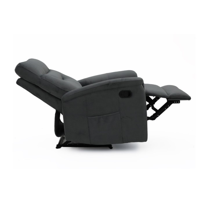 Fauteuil relaxation relevable manuellement PARIS coloris gris