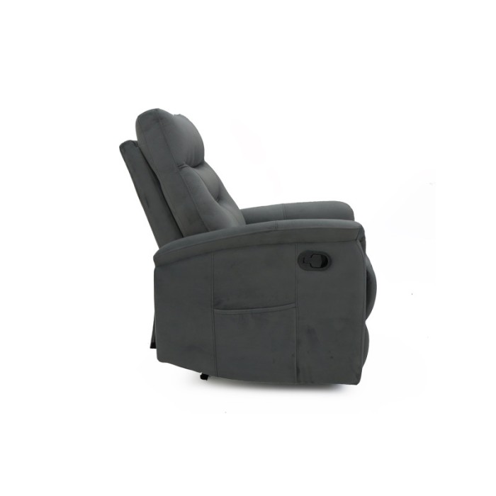 Fauteuil relaxation relevable manuellement PARIS coloris gris