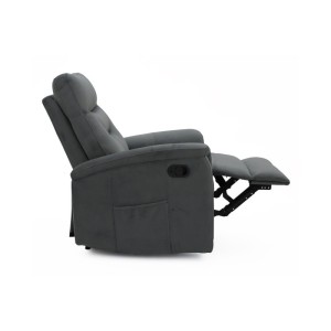 Fauteuil relaxation relevable manuellement PARIS coloris gris