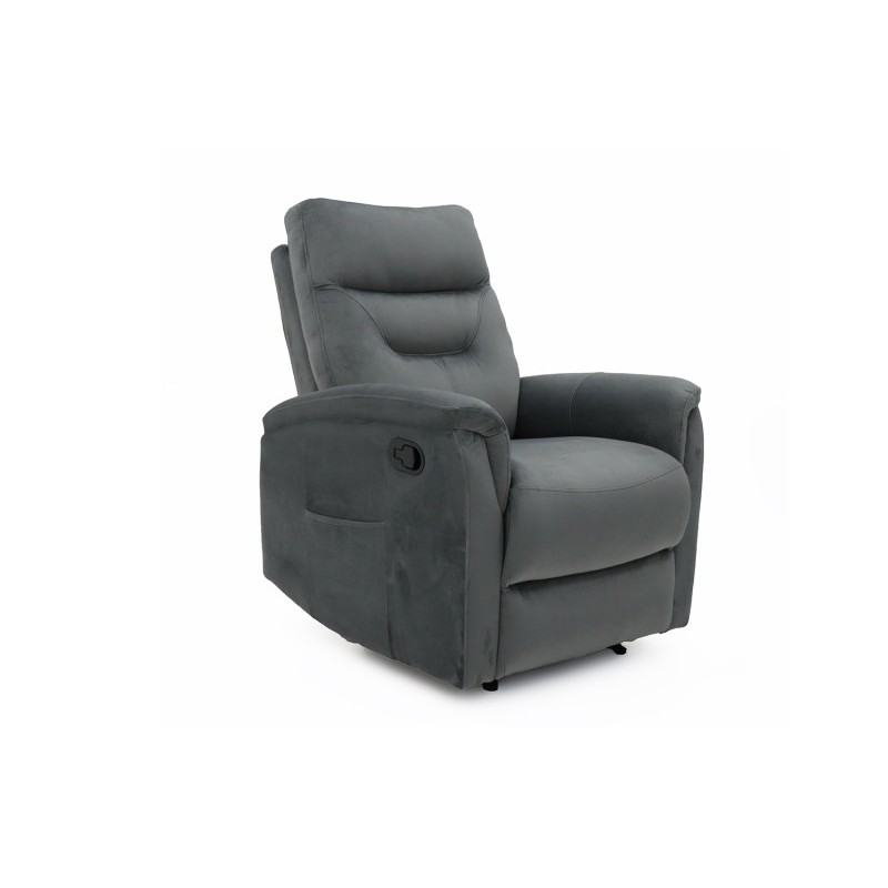 Fauteuil relaxation relevable manuellement PARIS coloris gris