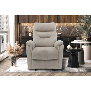 Fauteuil relaxation relevable manuellement PARIS coloris beige