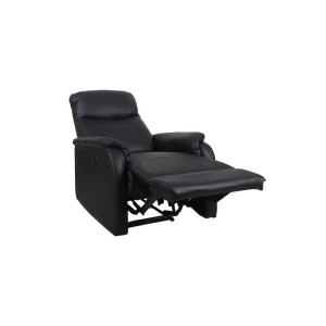 Fauteuil relaxation relevable manuellement BERLIN coloris noir