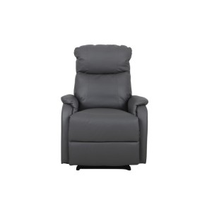 Fauteuil relaxation relevable manuellement BERLIN coloris gris