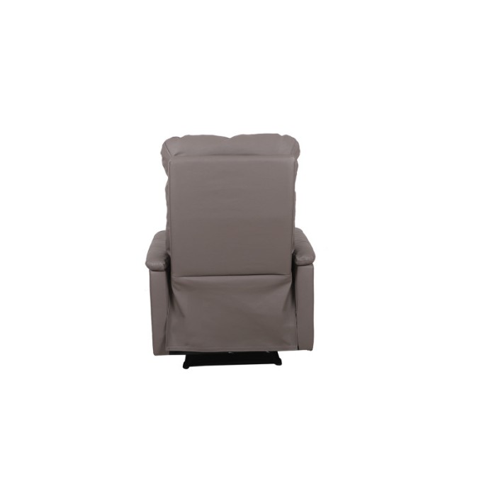 Fauteuil relaxation relevable manuellement BERLIN coloris taupe